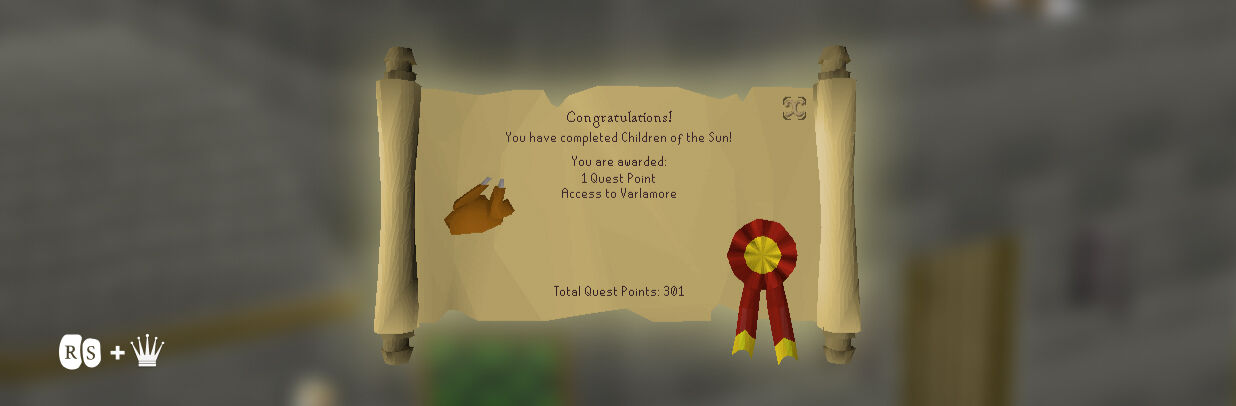 osrs rewards children of the sun