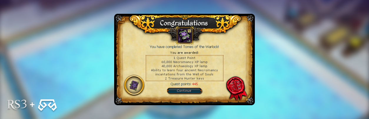 tomes of the warlock rs3 rewards
