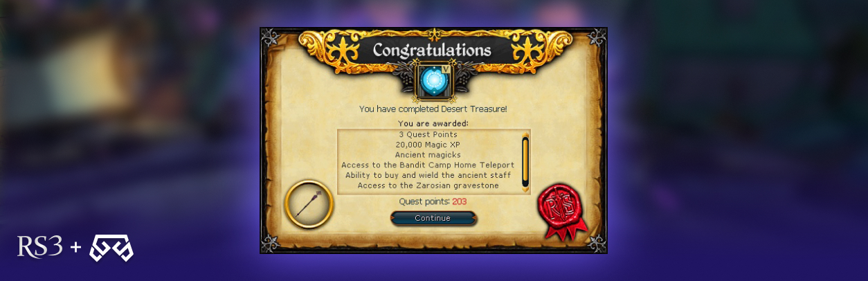 desert treasure rewards, desert treasure rs3