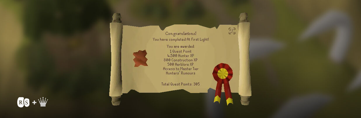 osrs at first light