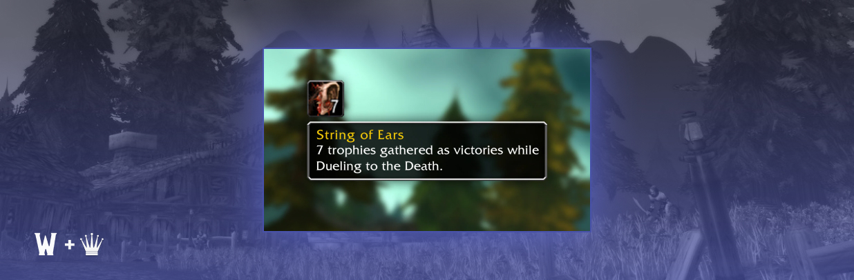 wow classic hardcore, string of ears