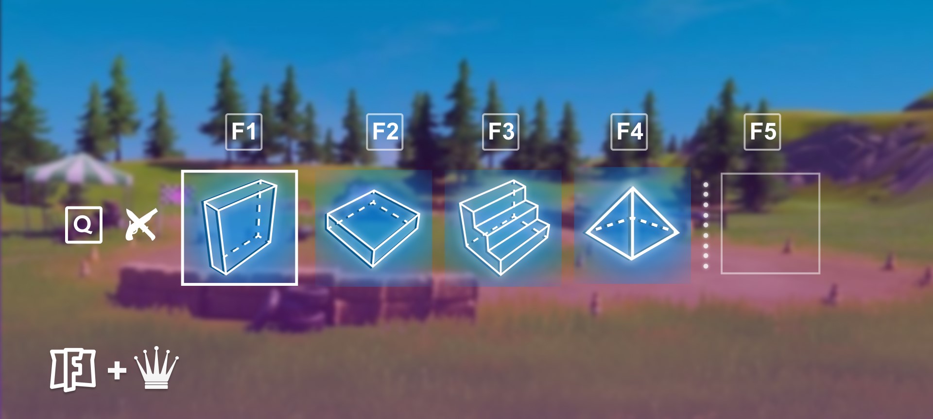 fortnite building techniques, key binds