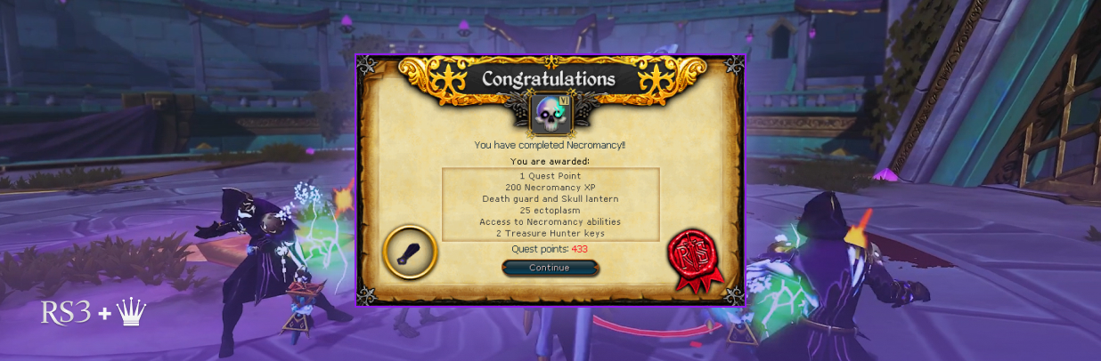 rs3 necromancy completion, rs3 necromancy quest