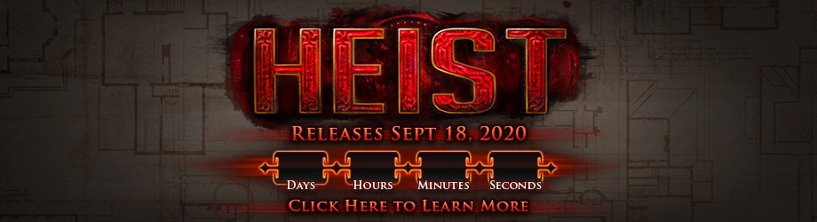 poe heist update, timer