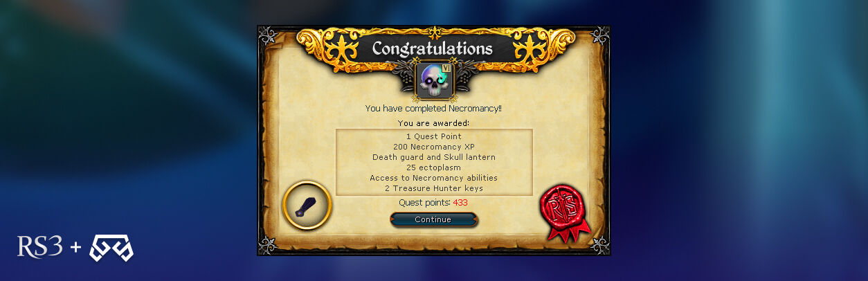 rs3 necromancy rewards