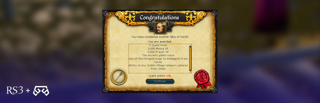 another slice of ham rs3, rs3 another slice of ham rewards